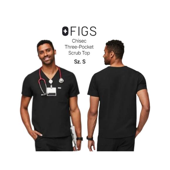 FIGS Chisec Three-Pocket Scrub Top - Picture 1 of 6